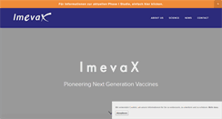 Desktop Screenshot of imevax.com